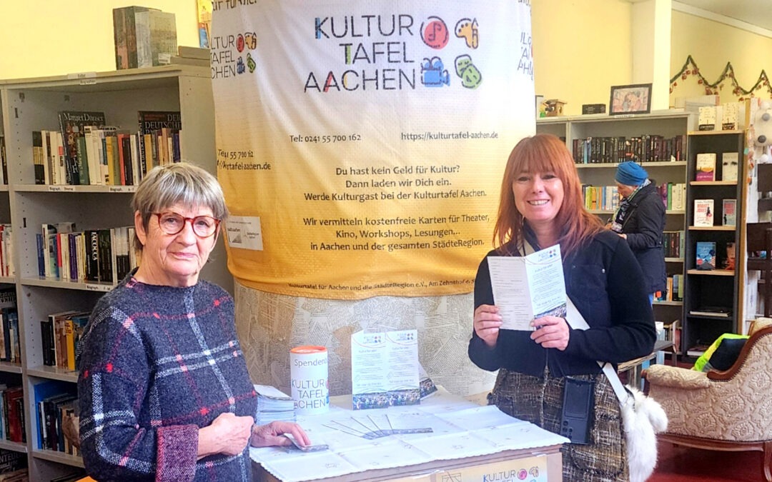 Unser Infostand in der BreitSeite Ende November.